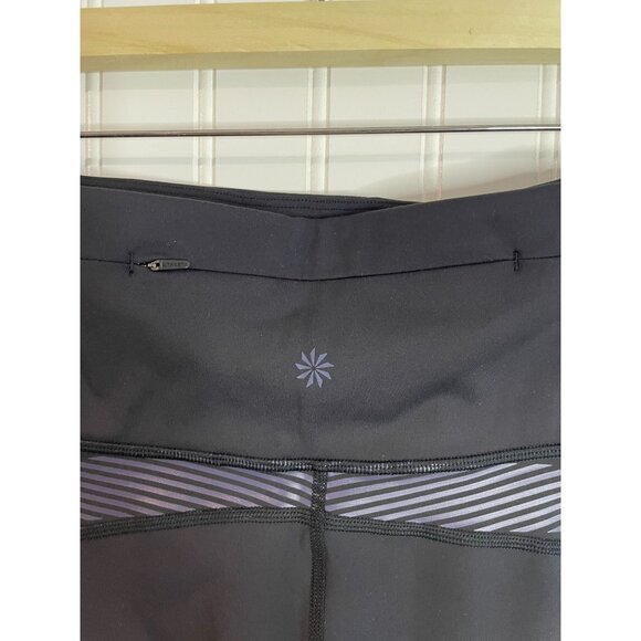 Allyson Felix Athleta 2XBlack Performance Shorts With Pockets&Reflective Stripes - Picture 4 of 16